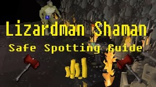 OSRS  Lizardman Shaman Safespotting Guide [upl. by Secundas]