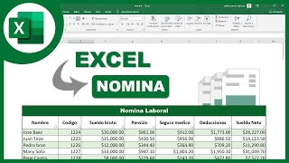 Excel Nómina laboral básica Para cualquier país [upl. by Tait]