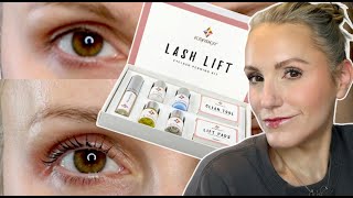 HOW TO DO A LASH LIFT SAFELY AT HOME  ICONSIGN LASH LIFT DEMO [upl. by Ylenats]