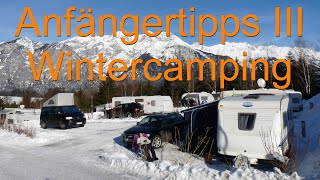 Anfängertipps für den ersten Winterurlaub mit dem Wohnwagen [upl. by Gomer329]