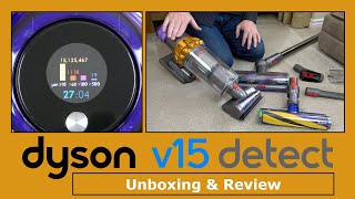 Dyson V15 Detect Absolute Unboxing amp First Look Review [upl. by Carmon]