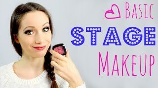 Basic Stage Makeup Tutorial [upl. by Dwan729]