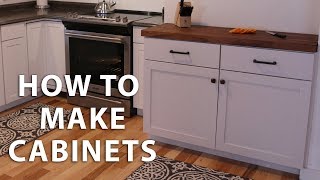 How to Make DIY Kitchen Cabinets [upl. by Taddeo]