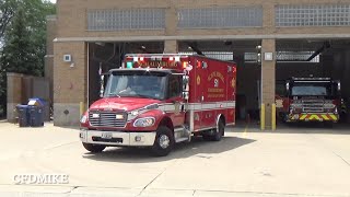 Schaumburg Fire Department Ambulance 51 Responding [upl. by Anilegnave]