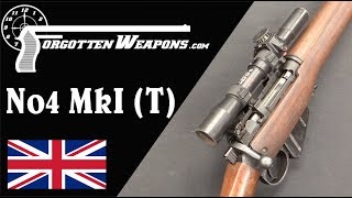 Heavy But Effective Britains No4 MkI T Sniper Rifle [upl. by Adehsar]