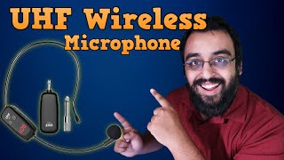 UHF Wireless Mic Headset Review [upl. by Stevy]