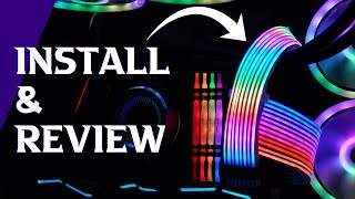 How To Install Lian Li Strimer Plus RGB Cables  Review amp How To Use [upl. by Adnovaj487]