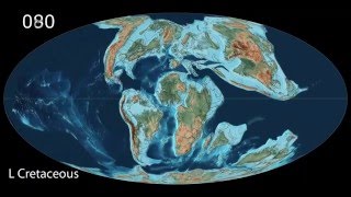 PlateTectonics amp Ice Ages  Scotese Animation 022116a [upl. by Anisamoht]