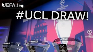 202021 UEFA Champions League quarterfinal and semifinal draw [upl. by Enerak]