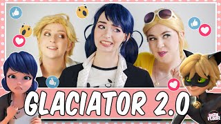 Cosplayers React to Miraculous Ladybug  Glaciator 2 🍦 [upl. by Rabiah489]