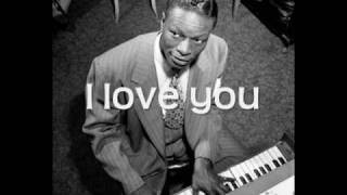 I Love You For Sentimental Reasons by Nat King Cole W Lyrics [upl. by Hettie]