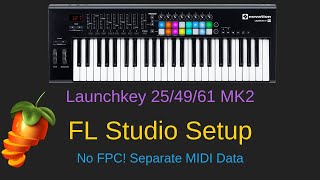 Novation Launchkey 25  49  61 MK2 FL Studio Setup [upl. by Oirobil321]