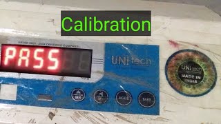 Unitech Weighing Scale Calibration [upl. by Bein]