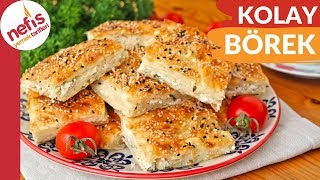 10 DAKİKADA En Kolay ve En Hızlı Börek Tarifi [upl. by Rafi]