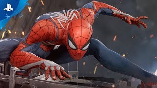 Marvels SpiderMan PS4 2017 E3 Gameplay [upl. by Ullman468]