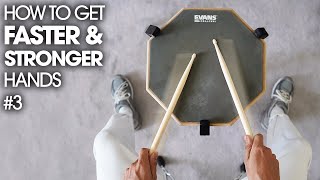 THE SECRET TO FASTER HANDS  Beginner Drum Lesson 3 [upl. by Inaleon]