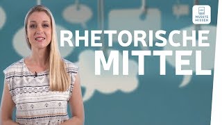 Rhetorische Mittel erkennen I musstewissen Deutsch [upl. by Nnylram]