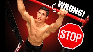 NEVER DO PULLUPS LIKE THIS  10 Most Common Mistakes [upl. by Bucher]