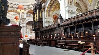 INSIDE ST PAULS CATHEDRAL AND CRYPT LONDON ENGLAND 4K [upl. by Ebbie]