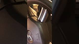 How to remove steering wheel airbag 2009 Mercedes W245 B Class [upl. by Aerdied]