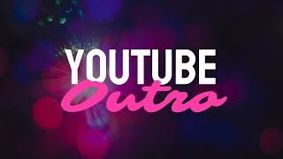 YouTube Outro Video Template Editable [upl. by Merdith]