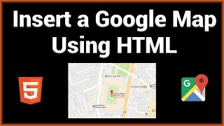 Insert a Google Map to Your Website [upl. by Lilaj]