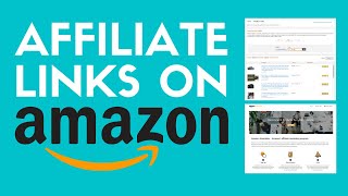 How To Create An Amazon Affiliate Link Affiliate Marketing For Beginners [upl. by Adaiha]