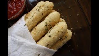 How to Make Garlic Butter Breadsticks  Soft Fluffy Breadsticks Recipe [upl. by Eugatnom]