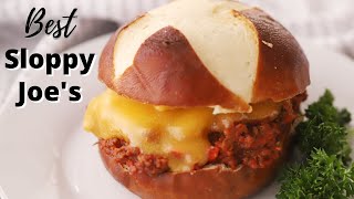 Old Fashioned Sloppy Joe Recipe  The Carefree Kitchen [upl. by Ennovyhs]