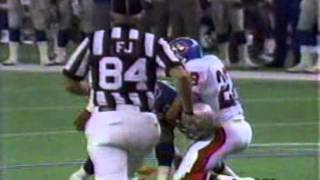 Steve Largent Hit  Entire Sequence [upl. by Auos498]