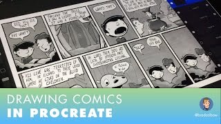 Drawing Comics in Procreate from Start to Finish [upl. by Neruat]