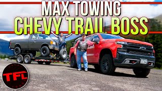 The New Chevy Silverado Trail Boss Takes on The World’s Toughest Towing Test with Maximum Load [upl. by Nagaer]