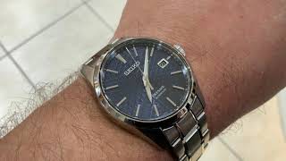 Unboxing and Review of the Seiko Presage SPB167 Blue Sharp Edge [upl. by Rizzo]