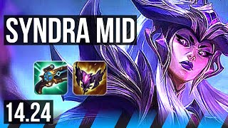 SYNDRA vs ZED MID  KR Master  1424 [upl. by Tennek]