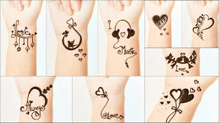 Henna Mehndi Tattoo Designs 💓 Mehndi Tattoos  Cute Tattoos for Girls ❤️ DIY Innovative ideas part 3 [upl. by Kingsley]