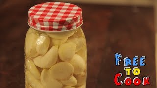 How to Peel amp Preserve Fresh Garlic  Food Tips [upl. by Garnes]