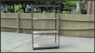 How To Assemble Metal Shelving [upl. by Harras]