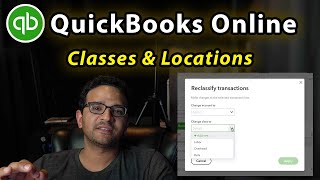 QuickBooks Online Classes amp Locations and how to reclassify in batch [upl. by Ulberto]