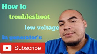 How to troubleshoot low voltage in generators benzblogs [upl. by Jaret]