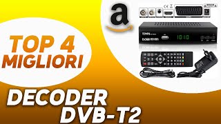 ✅ TOP 4 Miglior Decoder DVB T2 2023 [upl. by Nevile]