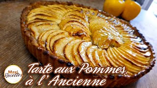 Tarte aux Pommes à lAncienne  Recette Facile et Rapide [upl. by Henryetta]