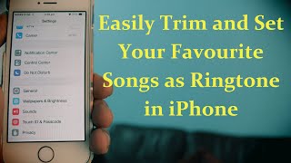 How to Trim and Set any Song as Ringtone in iPhone  Guiding Tech [upl. by Ennaesor475]