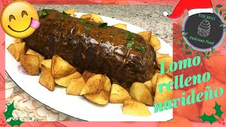 Lomo de Res Relleno al Horno en Salsa 🥩😋 [upl. by Dnumsed]