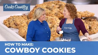 How to Make Chocolatey Nutty Cowboy Cookies [upl. by Ennayram]