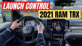 Heres How To Launch Control The 2021 RAM TRX [upl. by Dolhenty201]