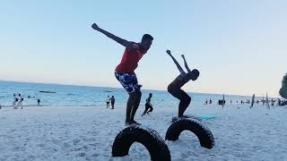 Amazing Flips And Tricks  Mombasa parkour part 1🇰🇪🔥 [upl. by Duky]