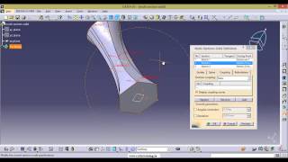 Catia v5 Multi section solid coupling modes [upl. by Alfredo177]