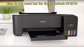 Reset Epson Ecotank ET 2710 Waste Ink Pad Counter [upl. by Suzi]