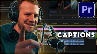 HOW to ADD Captions EASY in Adobe Premiere Pro 2022 [upl. by Waverly]