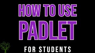 How to Use Padlet for Students The Basics [upl. by Onivla]